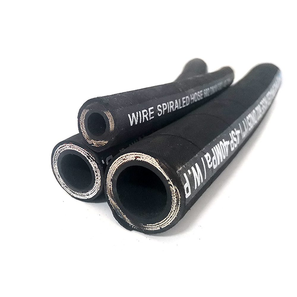 Manufacturer of affordable high quality wire braided hose SAE100 R16 R17 fuel oil hydraulic hose