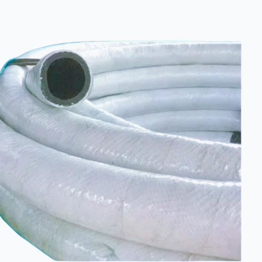 Asbestos-encased carbon-free rubber hoses fireproof hoses water-cooled cable hoses