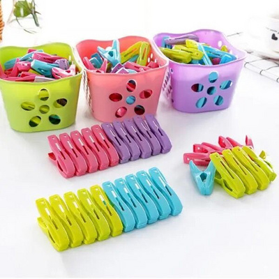 2023 30pcs Clothes Pegs Laundry Clothespin Clothes Pins Storage Organizer Quilt Towel Clips Spring With Basket Cabides Hanger