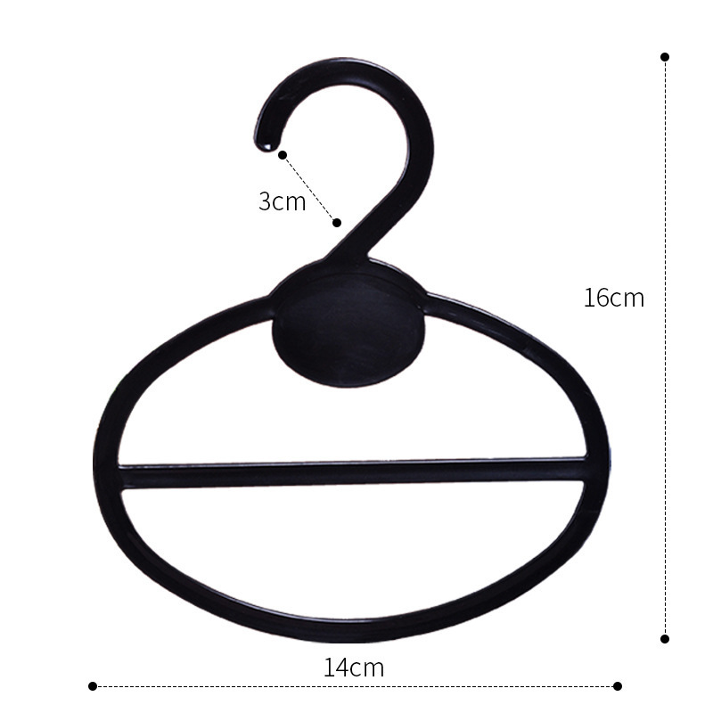 New Arrival Wholesale Plastic Non-slip Round Towel Storage Holder Organizer Scarf Tie Belt Rack Hanger Hijab Scarf Hanger