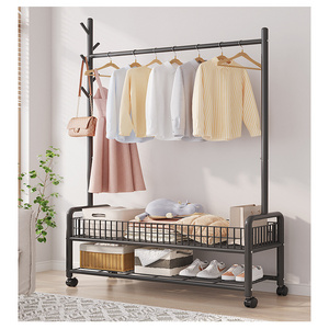 Multifunctional organizer clothes bag hanging racks clothing storage rack shoe display racking for bedroom