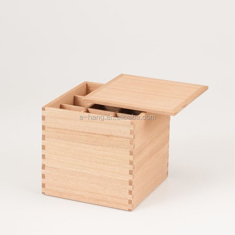 Wooden lunch box with wood lid eco friendly japanese lunch box bento lunch box sushi food container