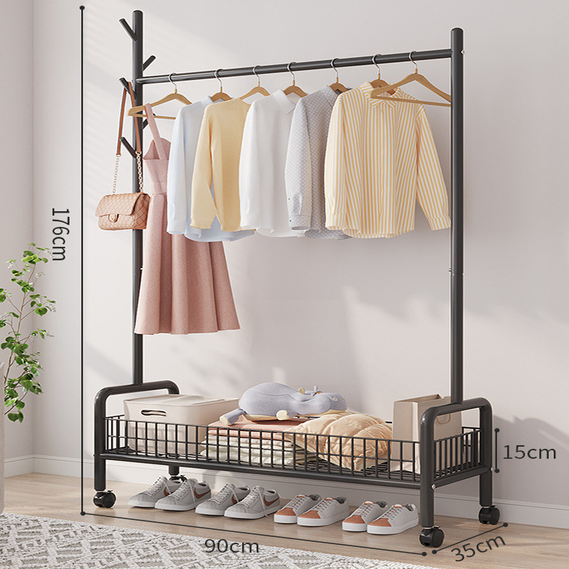 Multifunctional organizer clothes bag hanging racks clothing storage rack shoe display racking for bedroom