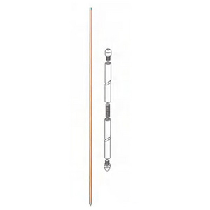 Solid Copper And Stainless Steel Earth Rods Lightning Protection Earthing Connection