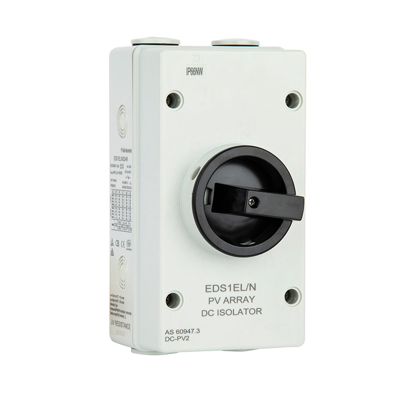 DC Weatherproof 1 Pole 20A IP66 Isolator Switch