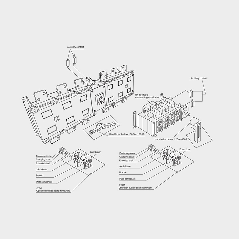 HGLZ1 Isolation Switch Type of Change Over Switch /changeover manual disconnector disconnect switch