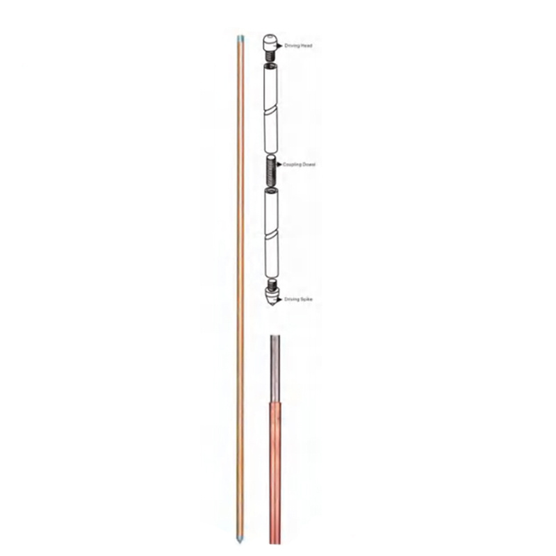 Copper Claded Non-Magnetic Stainless Steel Ground Rods Electric Equipment for Protection & Earth Grounding System