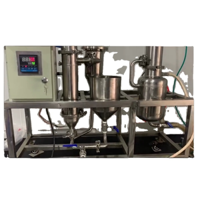 Stainless Steel Oil  distillation equipment short path molecular wiped thin film evaporator