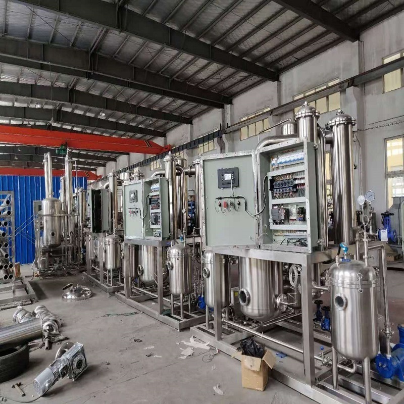 Shanghai manufacturer hemp oil extraction ethanol recovery machine falling film evaporator