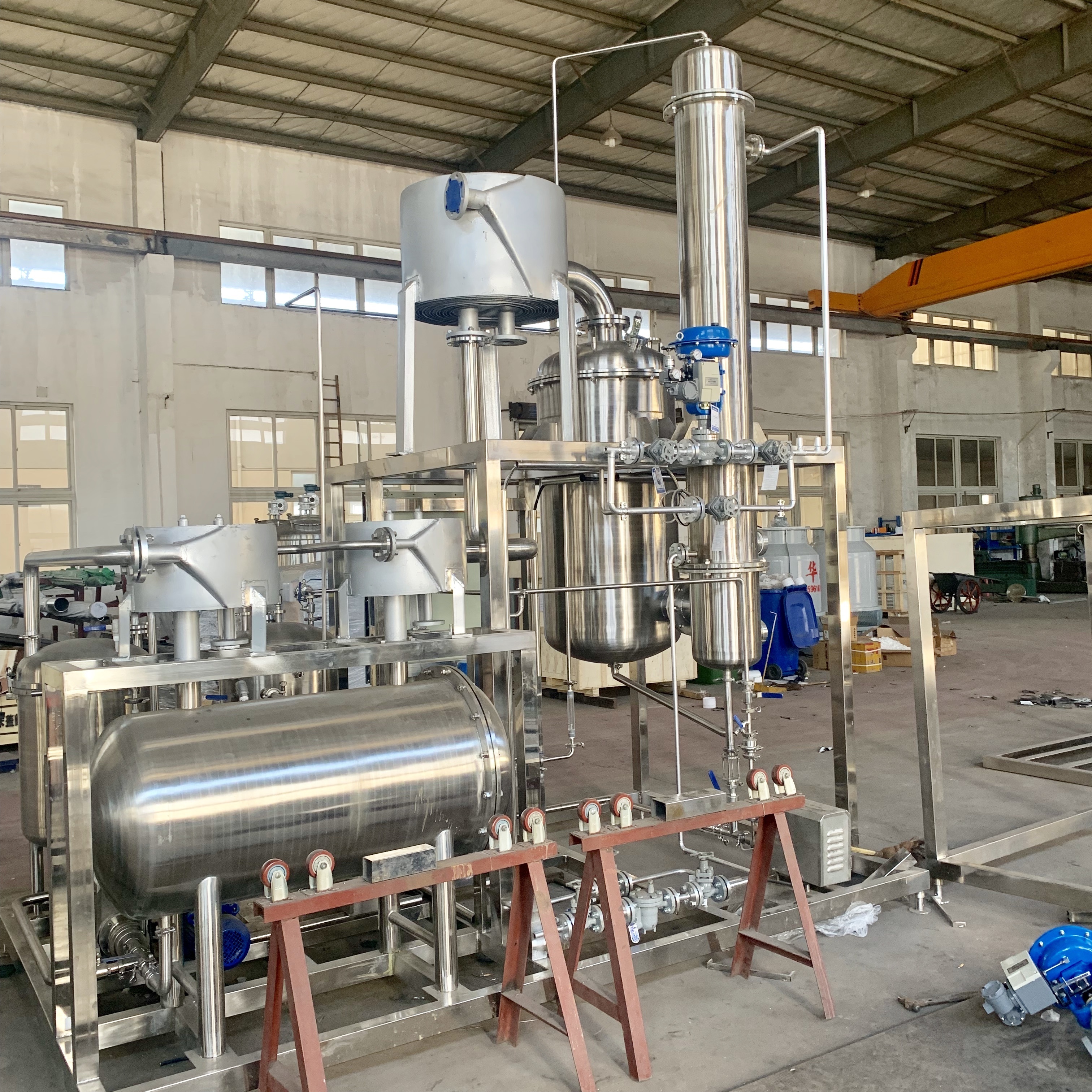 Falling Film Evaporator for juice milk syrup evaporation and concentration