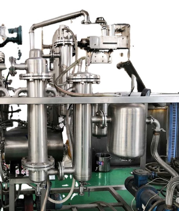 Stainless Steel Oil  distillation equipment short path molecular wiped thin film evaporator