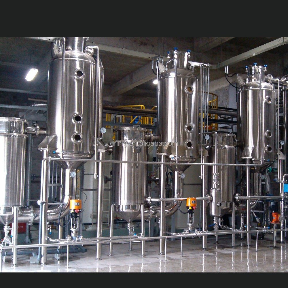 Ethanol solution Organic Solvent Recovery  equipment External Circulating Evaporator