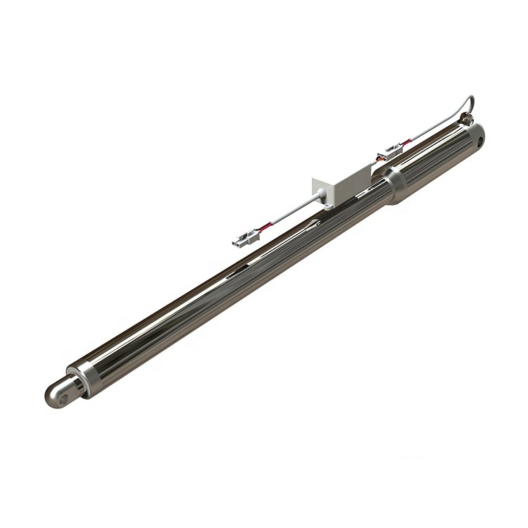 Customized 12v/24v Tubular Linear Actuator with position feedback ultra low noise sus304 body