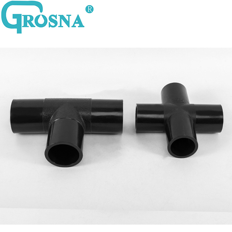 Butt Fusion Equal Cross Four Way Tee Pipe Fittings