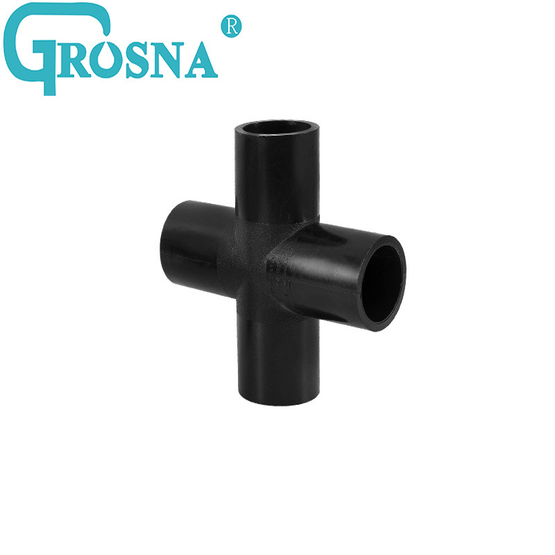 Butt Fusion Equal Cross Four Way Tee Pipe Fittings