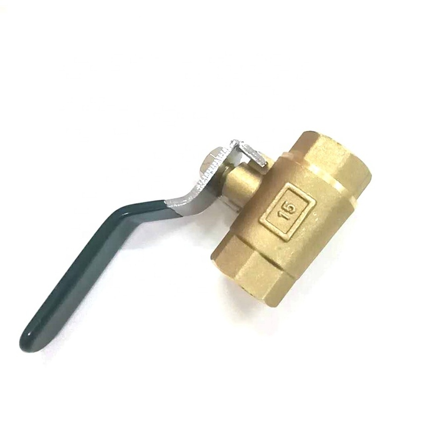 Dn15 - Dn100 Metal Handle 1/2 Female X 1/2 Female High Pressure Brass Ball Valve Gas Ball Valve From China