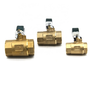 Dn15 - Dn100 Metal Handle 1/2 Female X 1/2 Female High Pressure Brass Ball Valve Gas Ball Valve From China