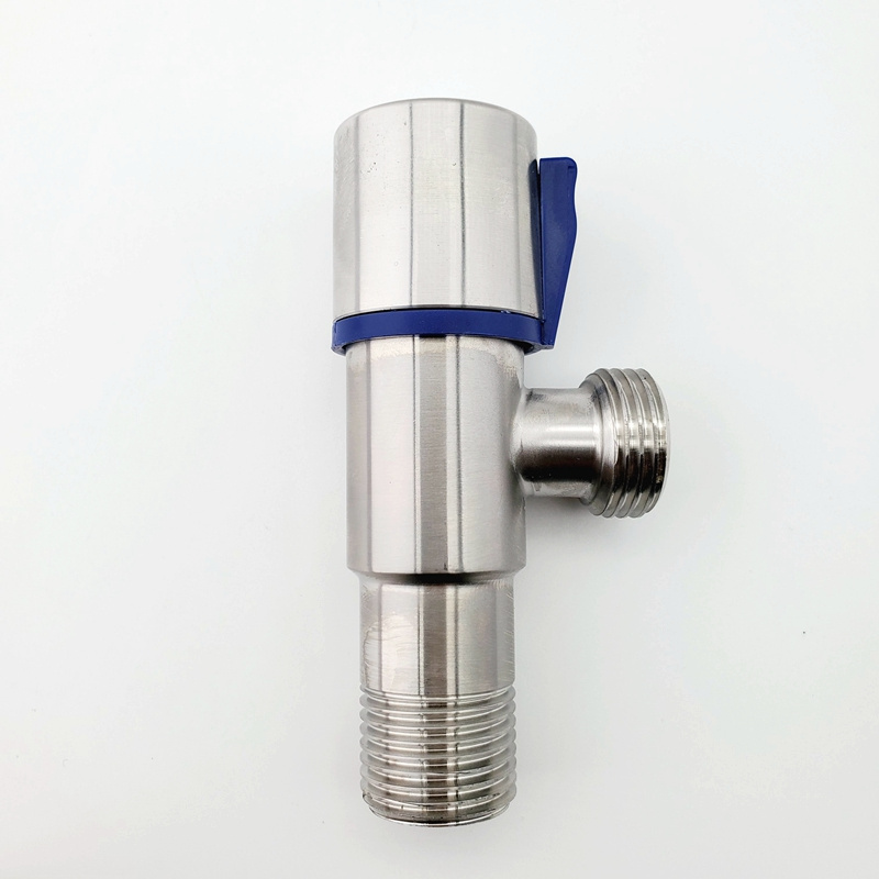 High-quality Brushed Stainless Steel SS 304 Toilet Switching T Angle Valve