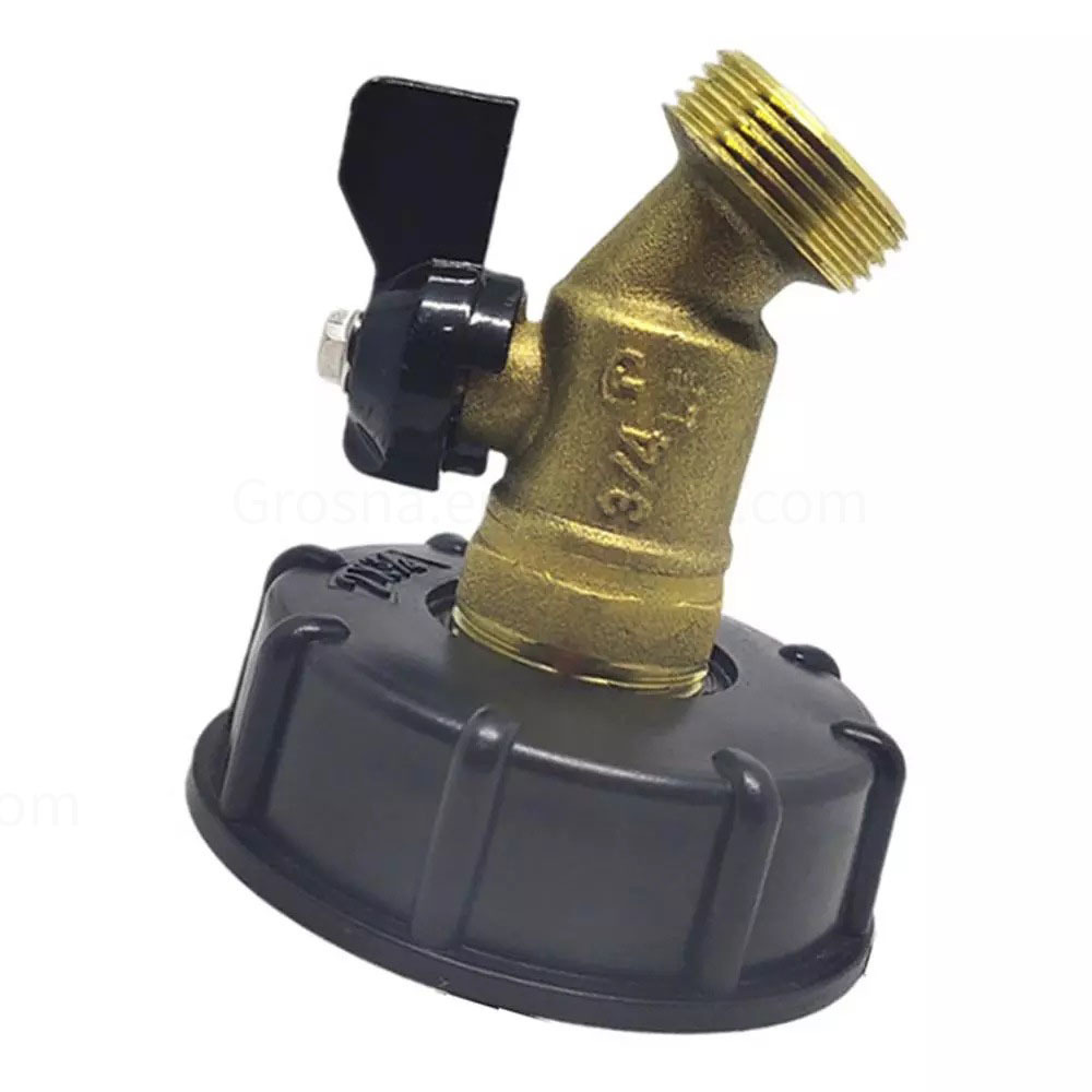 Custom 3/4 Inch Adapter Faucet Wire Ibc Tank Adapter Tap Replacement Connector Fitting Valve For Home Garden