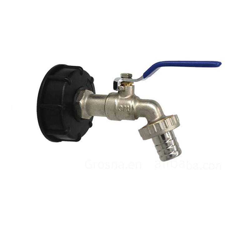 Custom 3/4 Inch Adapter Faucet Wire Ibc Tank Adapter Tap Replacement Connector Fitting Valve For Home Garden