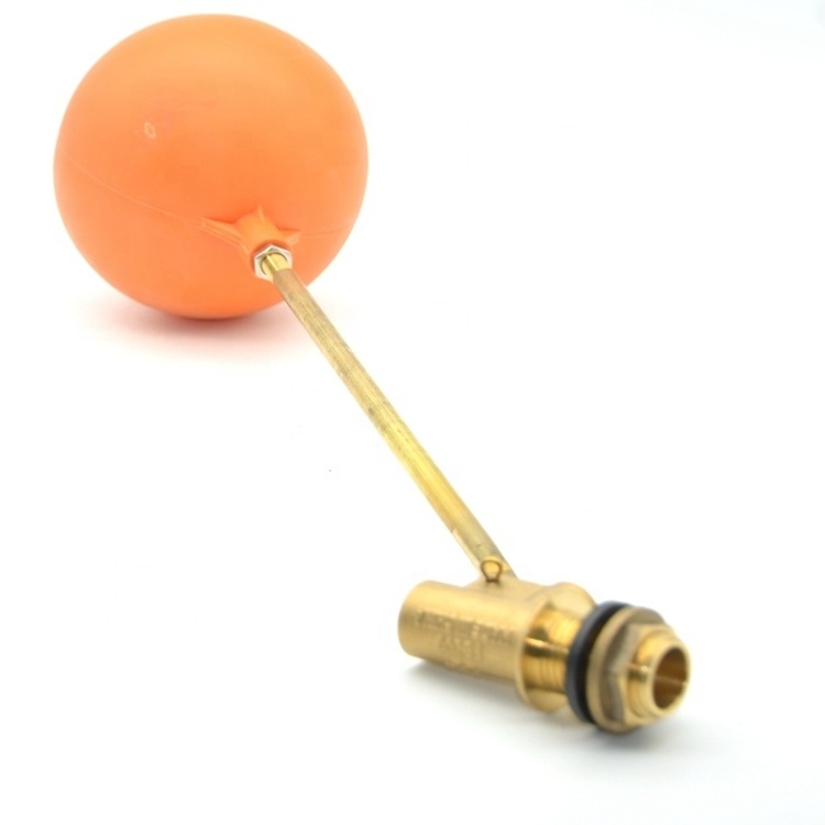 Orange Brass Ball Handle Float Valves 1 Inch/4 Inch Ball Float Valve