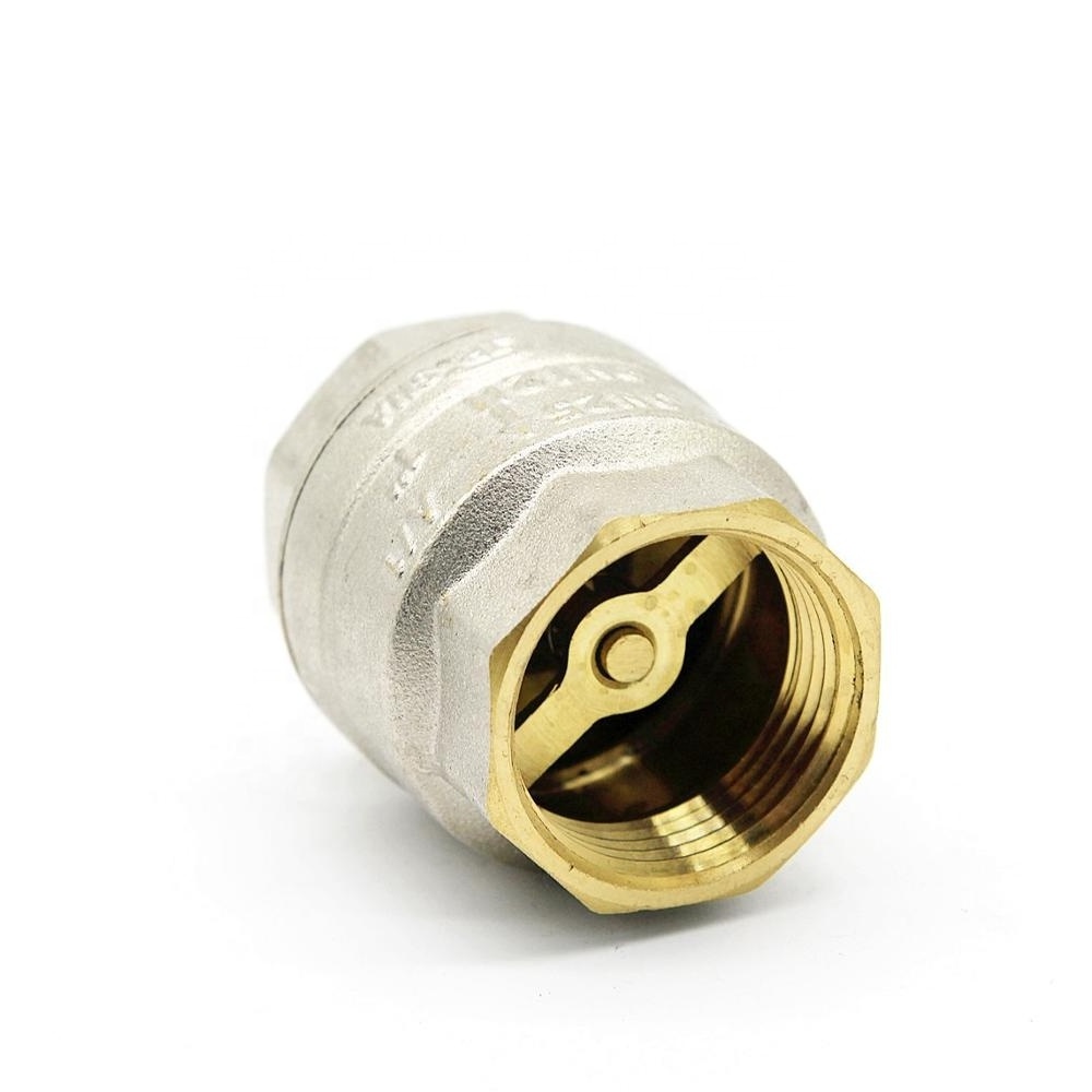 Vertical pressure washer Brass 4 inch check valve price Water Spring swing one way Check Valve Urumqi Xinjiang Grosna