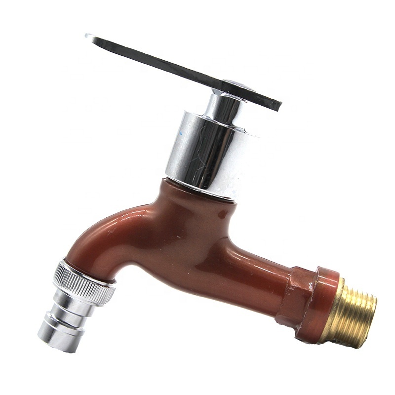 High Quality Short Handle Water Tap Wholesale Plastic Pvc Water Tap Pp Bibcock Sanitary Taps Faucet