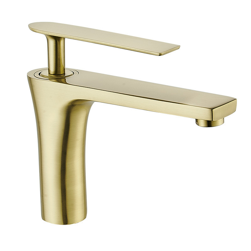 Brass black basin Hot and cold water faucet Wash basin counter top basin Bathroom  extended faucet