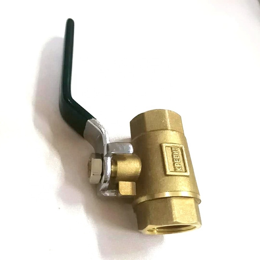 Dn15 - Dn100 Metal Handle 1/2 Female X 1/2 Female High Pressure Brass Ball Valve Gas Ball Valve From China