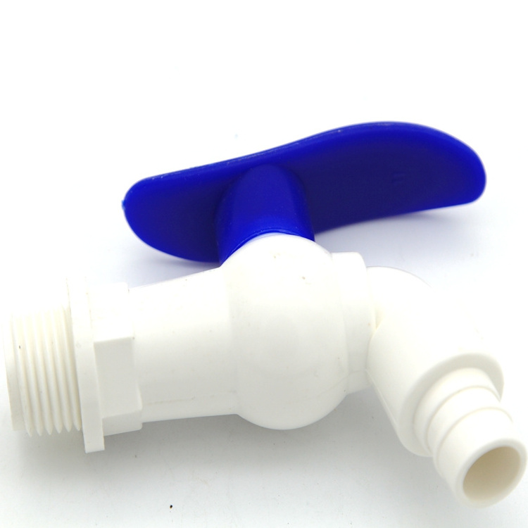 High Quality Faucet Water Plastic Pvc Faucet Tap Blue Handle Water Faucet Plastic Pvc Bib Cock