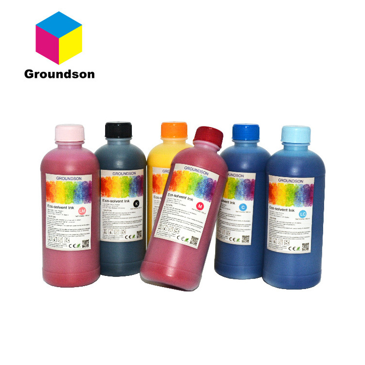 High quality Eco Solvent ink for Mutoh VJ-628/VJ-1638/VJ-2638 Printer with cleaning solution