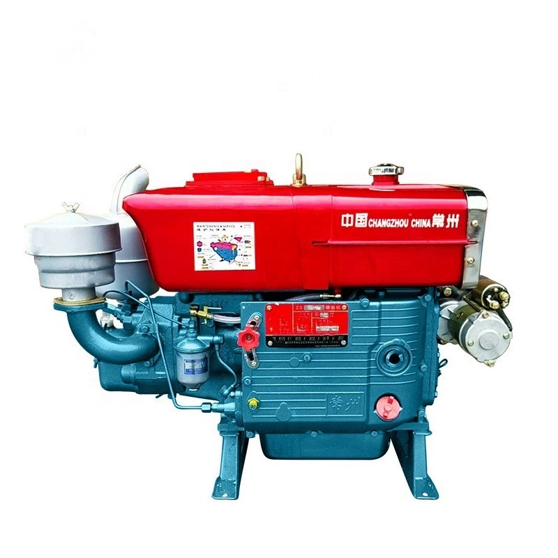 Factory Price 25HP Water Cooled Single Cylinder Four Stroke Diesel Engine For Sale ZS1115