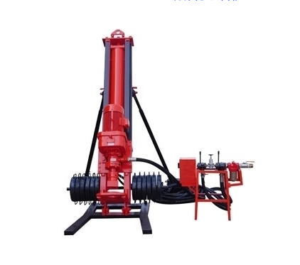 KQD145B 150B 155B 165B Portable Mini DTH Blast Hole Drilling Rig Diesel Borehole For Medium and Rock Drilling