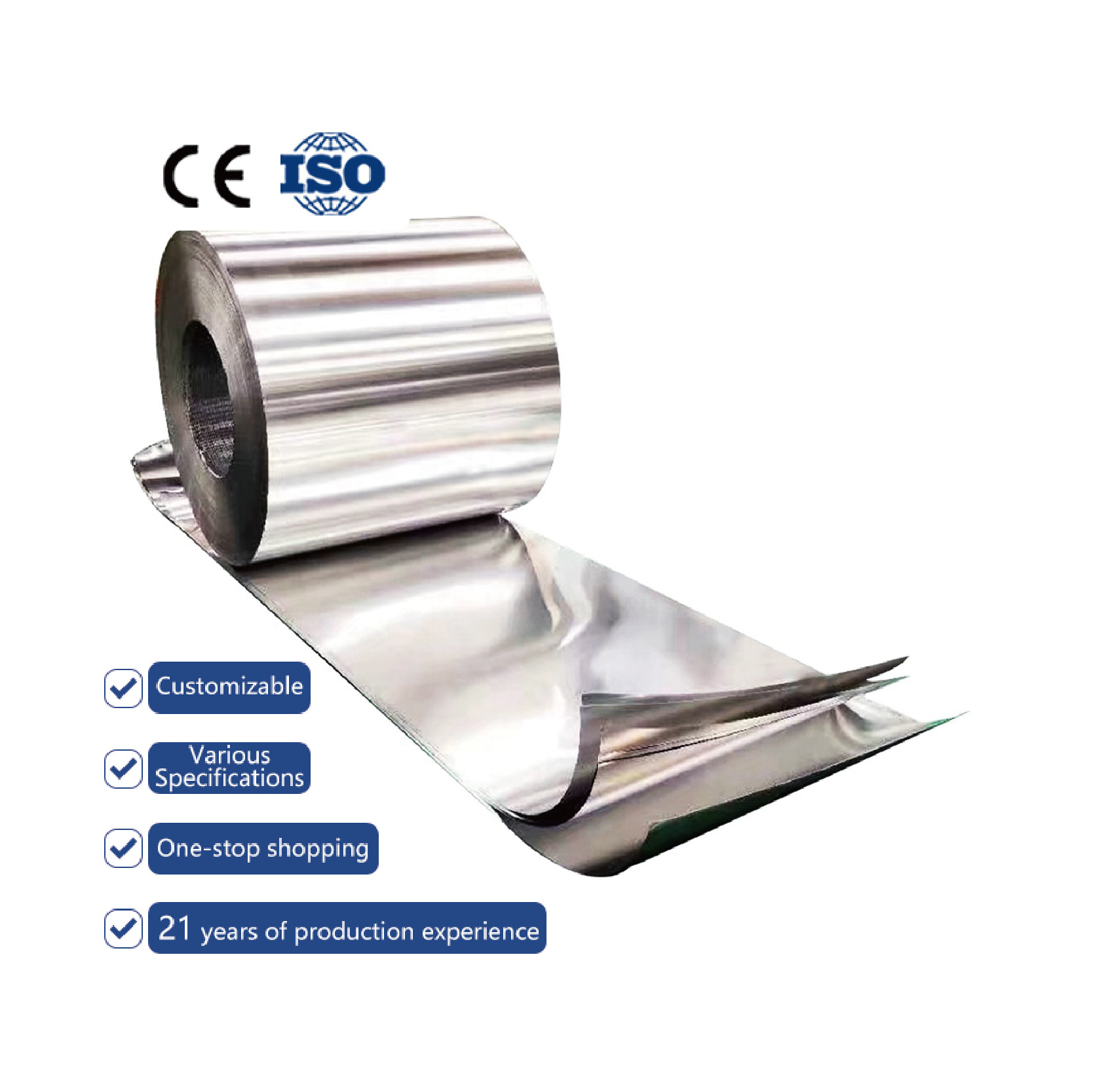 8011 Aluminium Foil for food 0.14mm Coated Aluminum coil