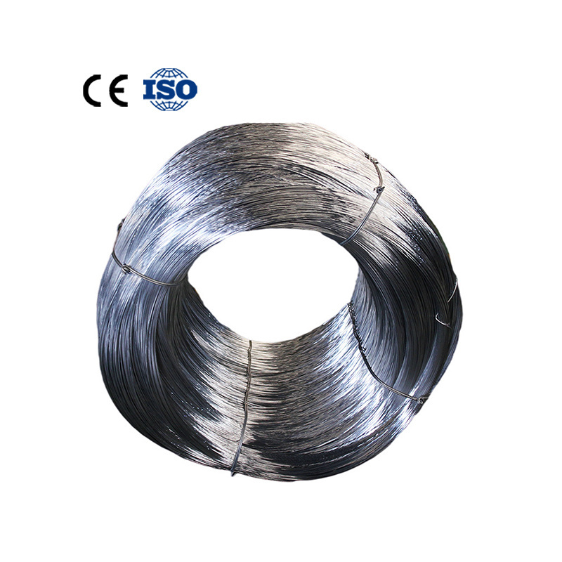 GI wire 9 Gauge 1070 High Tensile Hot Dipped Oval Galvanized Steel Wire zinc coated 1mm 1.5mm For Bird Cages