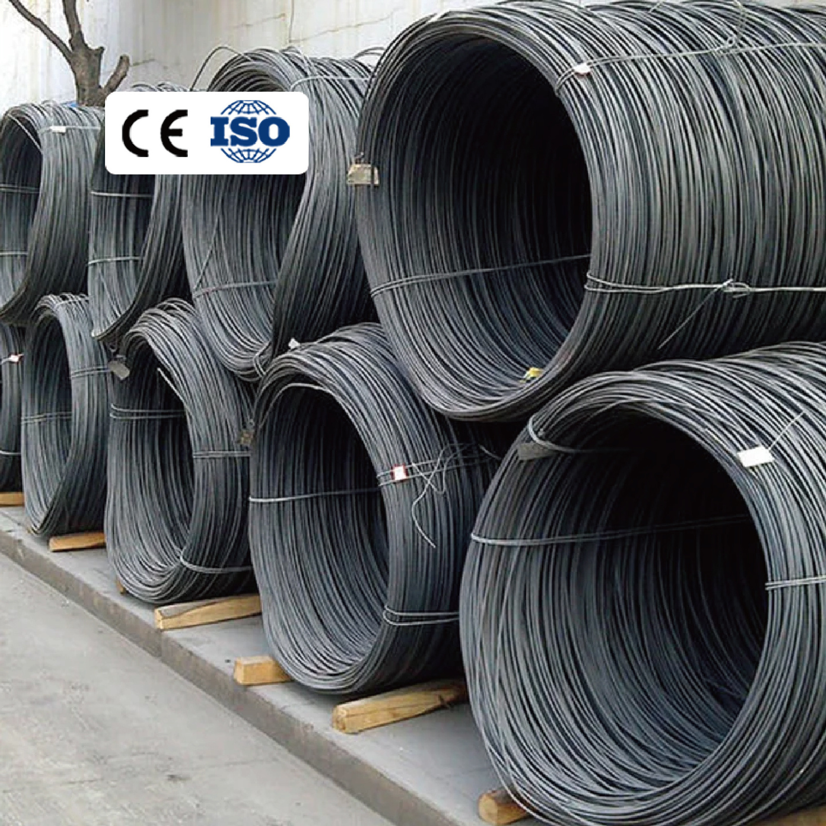 Factory Excellent Quality Sae 1006 Q195 Sae1008 Diameter 1-20Mm Carbon Metal Steel Wire Rod 16Mm In Coil