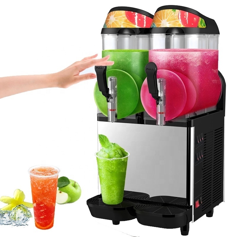 Commercial Smoothie Slushie Machine Granita Daiquiri Ice Slash Frozen Drink Slushy Maker Margarita Slush Machine