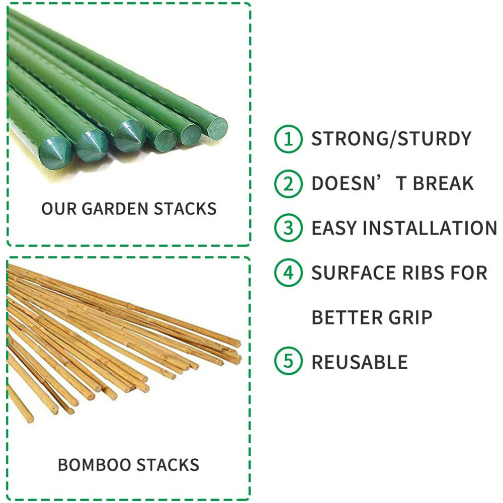 High Quality Product Wholesale Metal Plant Stakes For Garden Plastic Coated Steel Pipe