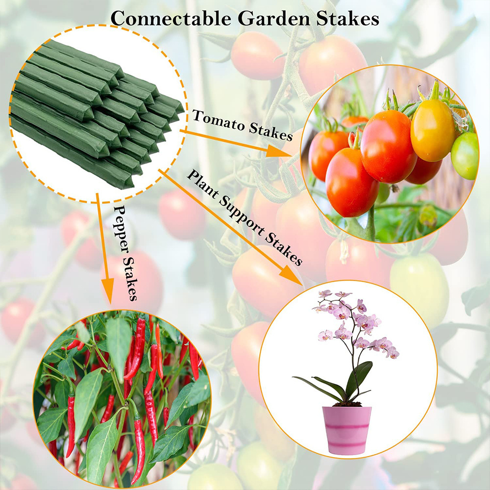 High Quality Product Wholesale Metal Plant Stakes For Garden Plastic Coated Steel Pipe