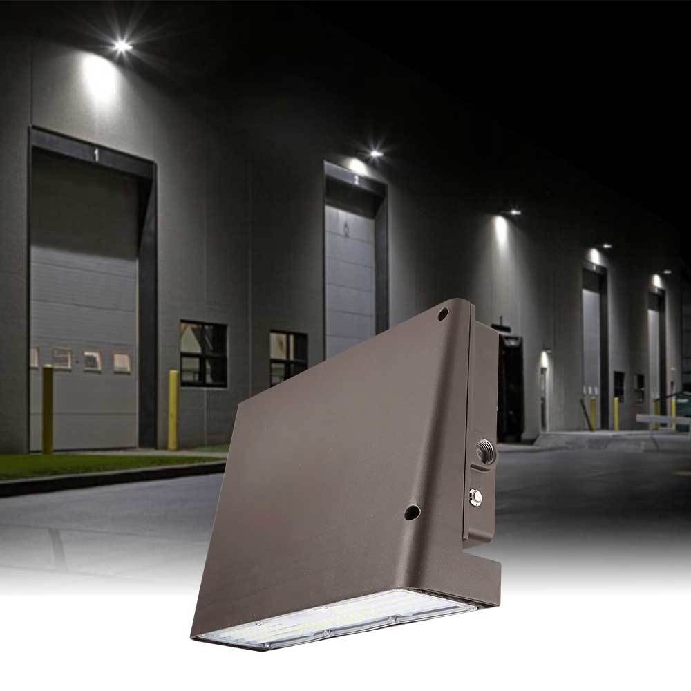 Etl Dlc With Photocell Outdoor Dusk To Dawn Adjustable Mini Wall Pack Light