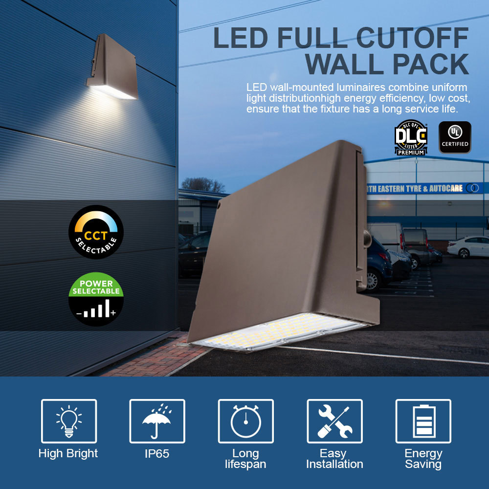 Etl Dlc With Photocell Outdoor Dusk To Dawn Adjustable Mini Wall Pack Light