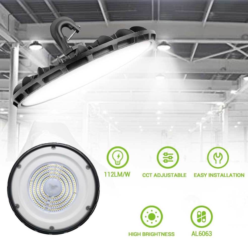 Round Lighting 100W 150W 200W 240W Lighting Price Industrial Lamp workshop ufo high bay led lighting