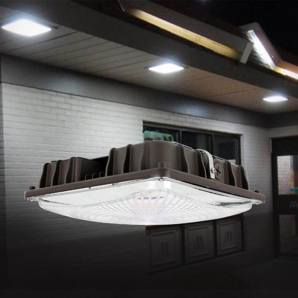 Gas Station Canopy Petrol Led Light Etl Listed Ip66 Waterproof Recessed Led Canopy Light