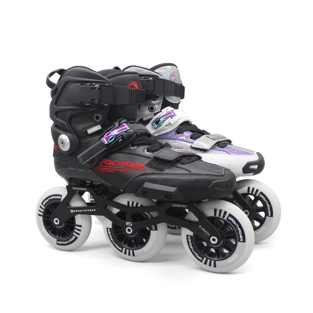 EACH Adult Children's Large Three Wheels Road Speed Skates Racing Slalom Inline Skate