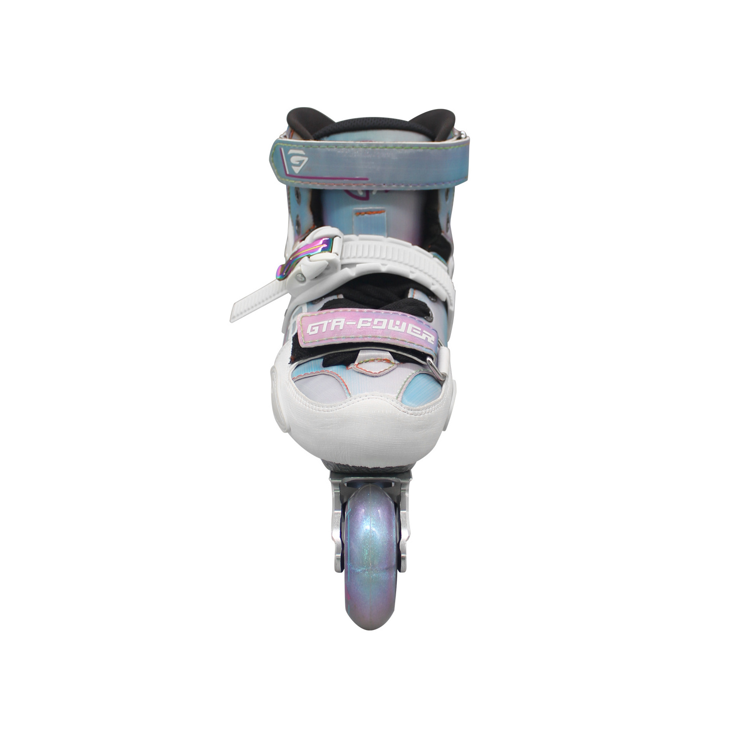 patines de nina High Quality Premium Silver Frosted Texture Freedom Adjustable 4 Wheel Girl's Roller Skates