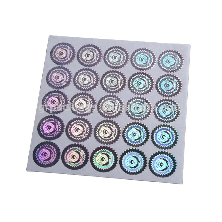 Digital Printing Custom Hologram Warranty Security Seal Removed Tamper Evident VOID Holographic Laser Stickers Label