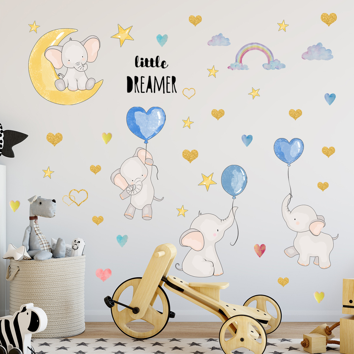 Custom printing  pvc waterproof  wall stickers for kids living room bedroom removable sticker for  home decals sticker for wall