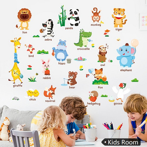 10 designs Cute Kids Room Removable Wall Stickers for Children baby room