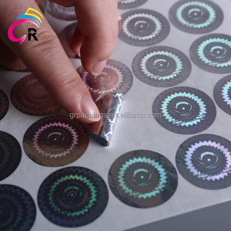 Digital Printing Custom Hologram Warranty Security Seal Removed Tamper Evident VOID Holographic Laser Stickers Label