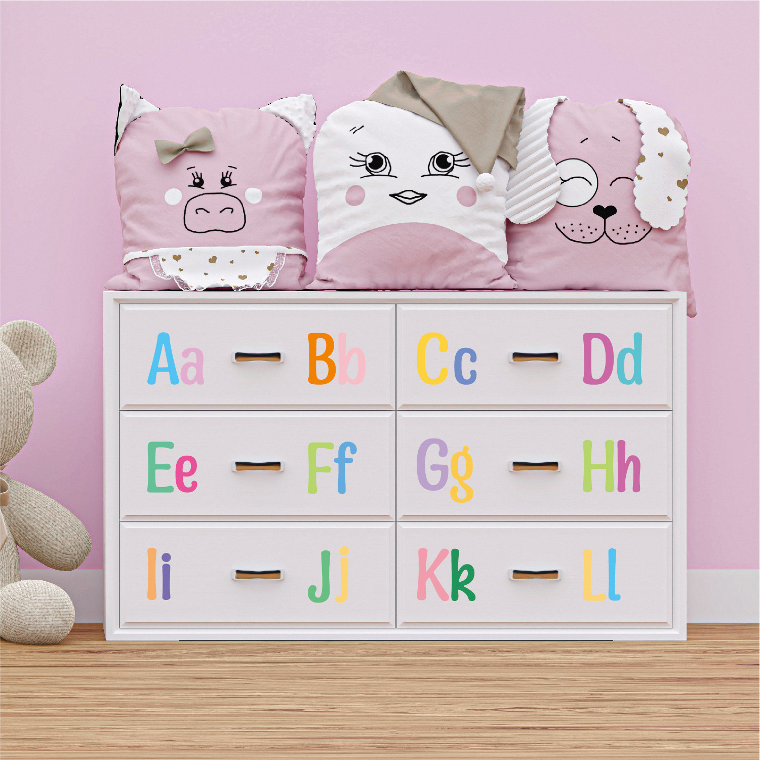 8 Sheets  2 inch Self Adhesive DIY Vinyl colorful Letter Number Stickers Kit Alphabet  Decals for Sign Kitchen Door wall